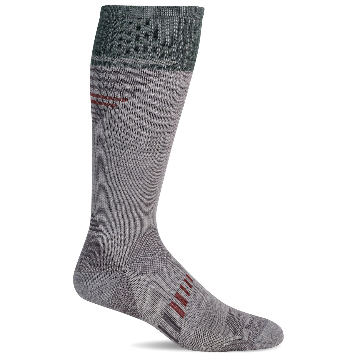 Sockwell Mens Ascend II Moderate Compression Socks - Medium/Large / Natural