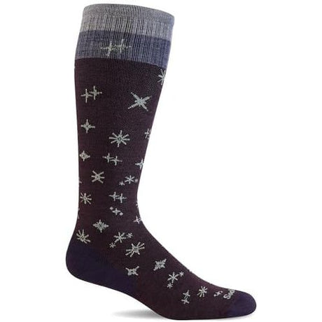 Sockwell Womens Twinkle Firm Compression Socks  -  Small/Medium / Blackberry