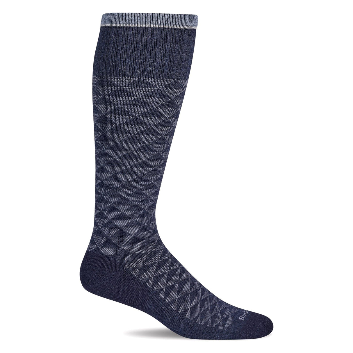 Sockwell Mens Dapper Firm Compression Socks - Medium/Large / Navy