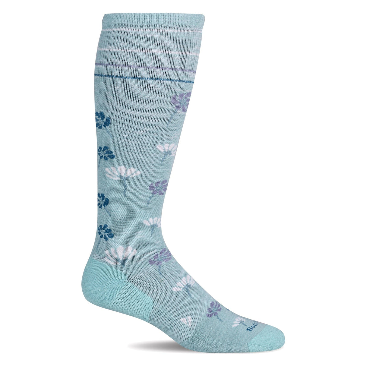 Sockwell Womens Field Flower Moderate Compression Socks - Small/Medium / Air