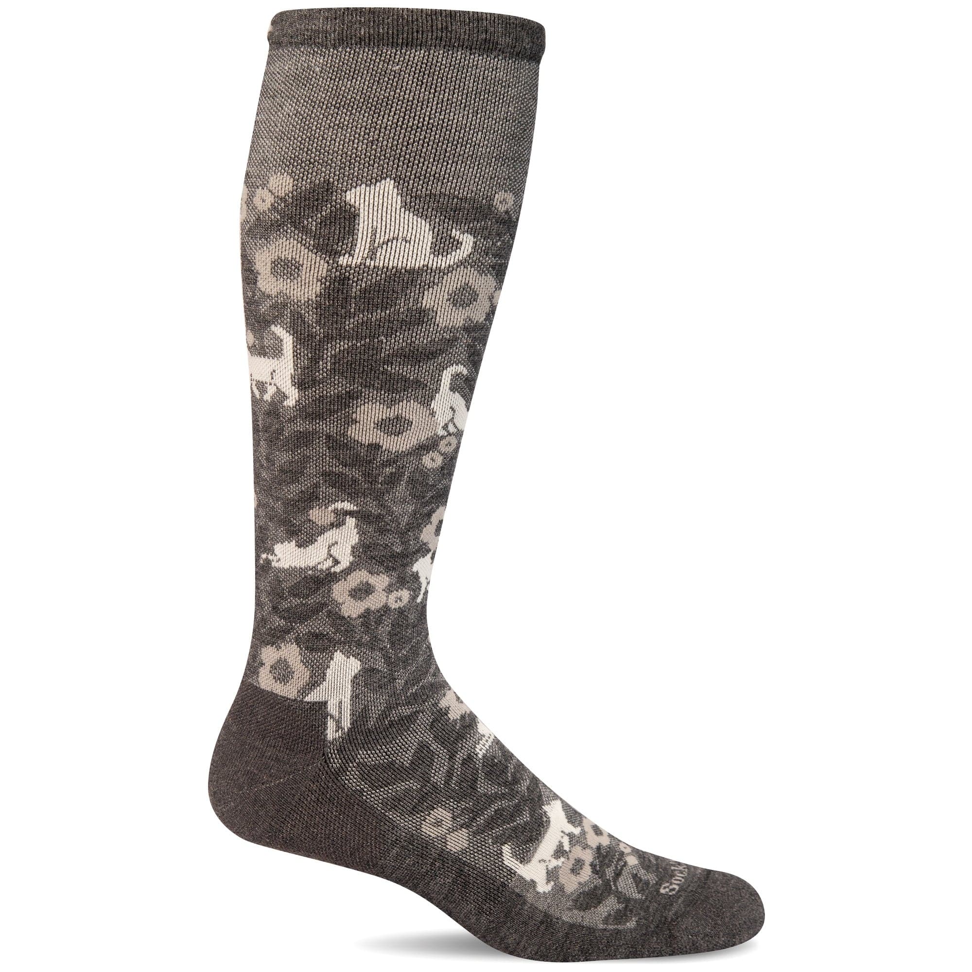 Sockwell Womens Cat-pestry Moderate Compression Socks  -  Small/Medium / Barley
