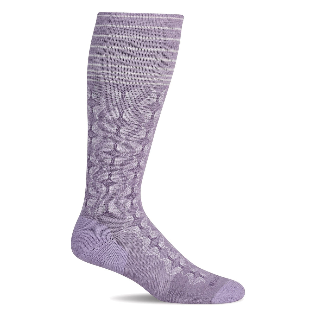 Sockwell Womens Winged Firm Compression Socks - Medium/Large / Lavender