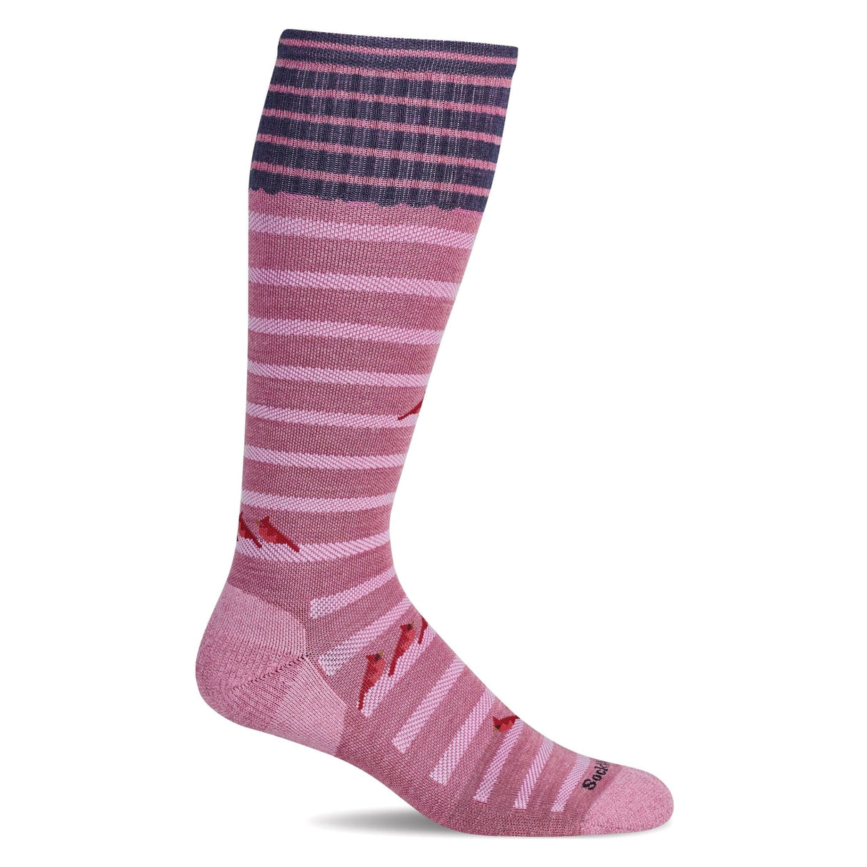 Sockwell Womens Cardinals Moderate Compression Socks - Small/Medium / Lotus