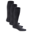 Sockwell Mens Circulator Moderate Compression 3-Pack Socks  -  Medium/Large / Black Solid