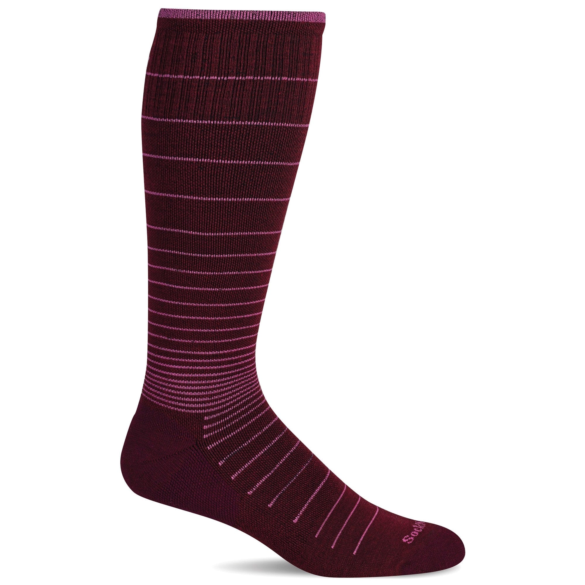 Sockwell Womens Circulator Moderate Compression Socks  -  Small/Medium / Cranberry