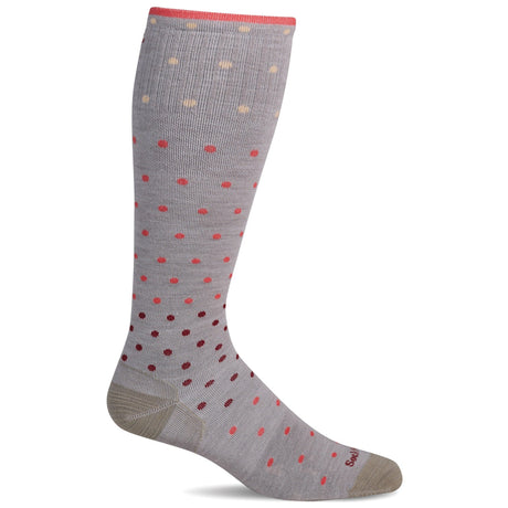 Sockwell Womens On the Spot Moderate Compression Socks  -  Small/Medium / Putty