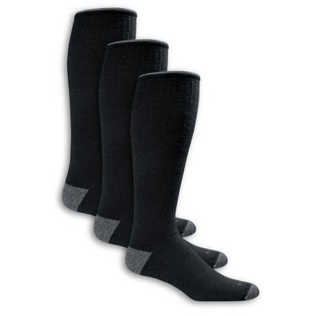 Sockwell Mens Elevation Firm Compression 3-Pack Socks  -  Medium/Large / Black
