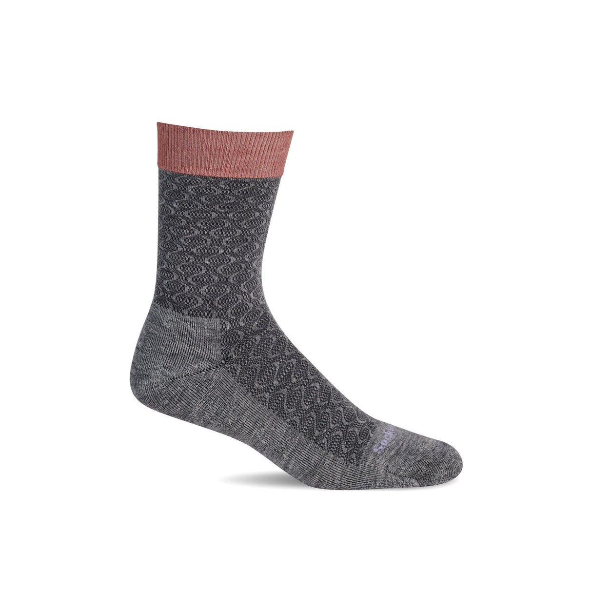 Sockwell Womens Softie Relaxed Fit Crew Socks - Medium/Large / Light Gray