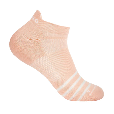 Thorlo Unisex Golf Light Cushion No Show Tab Socks  -  Medium / Rose