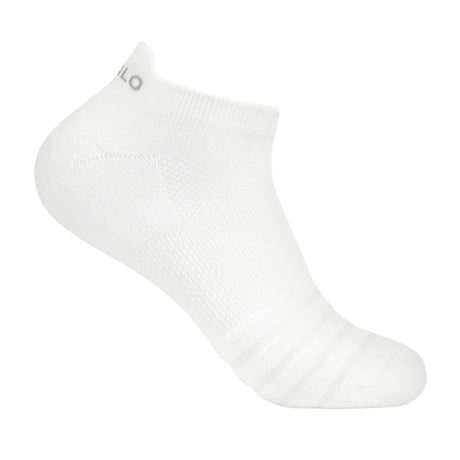 Thorlo Unisex Golf Light Cushion No Show Tab Socks  -  Medium / White