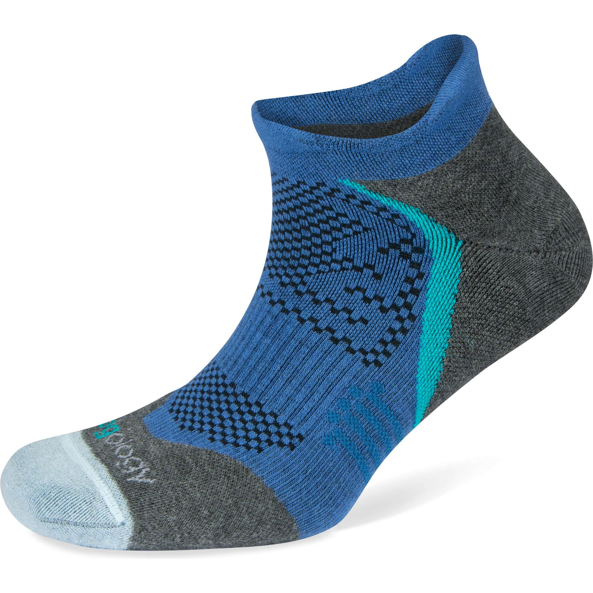 Jogology Medium Cushion No Show Socks  -  Small / Azure / Single