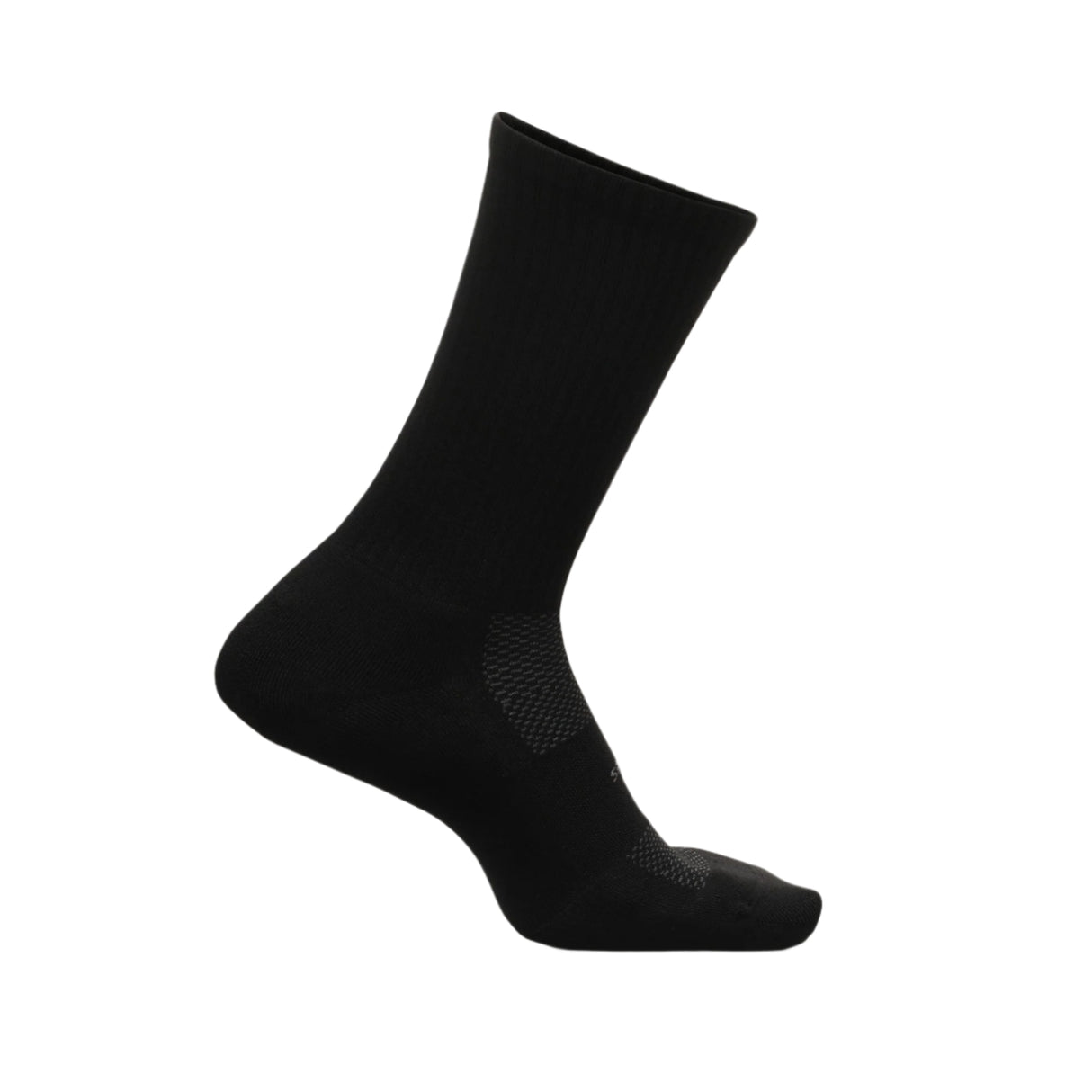 Feetures High Performance Max Cushion Crew Socks  -  Medium / Black