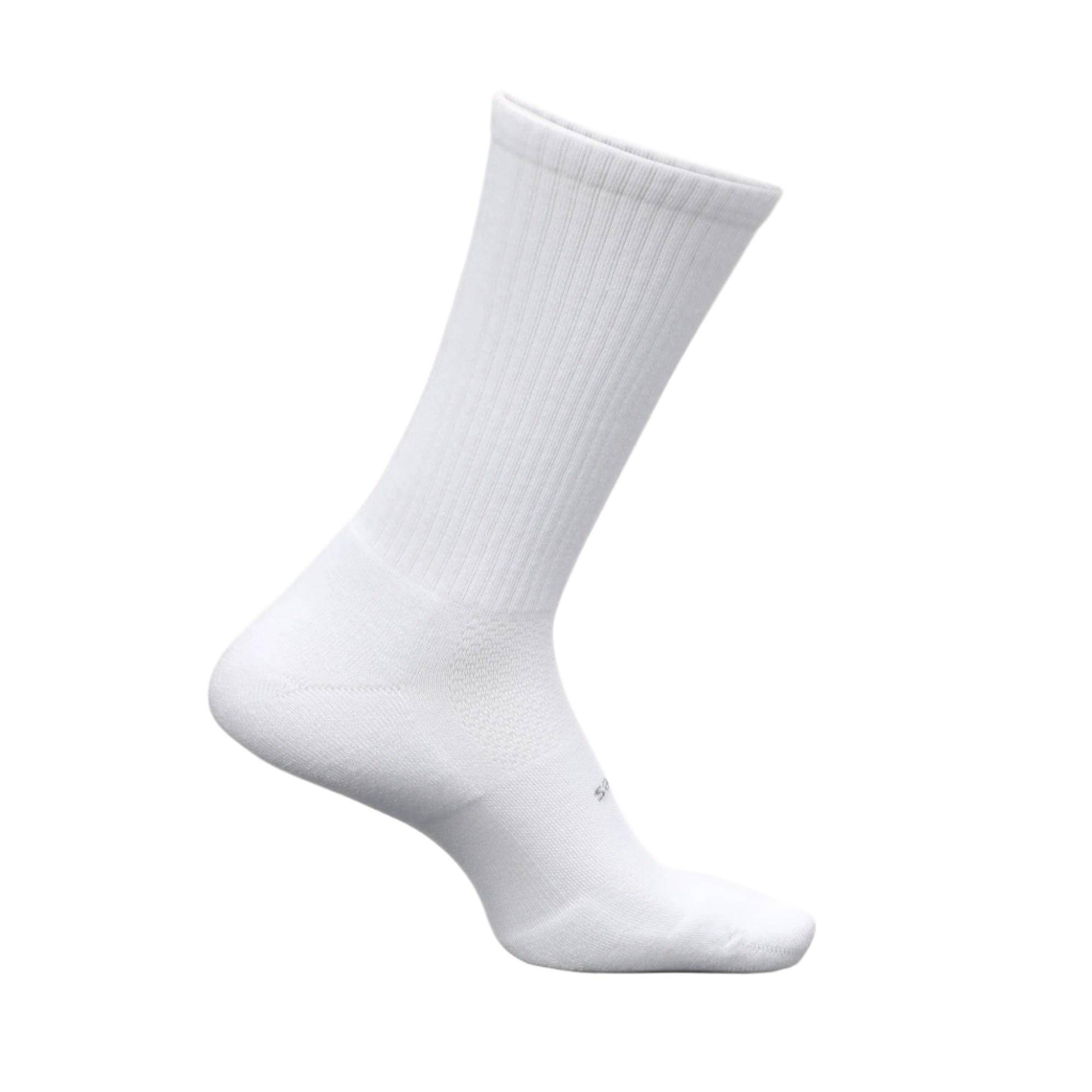 Feetures High Performance Max Cushion Crew Socks  -  Medium / White