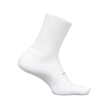 Feetures High Performance Max Cushion Quarter Tall Socks  -  Small / White