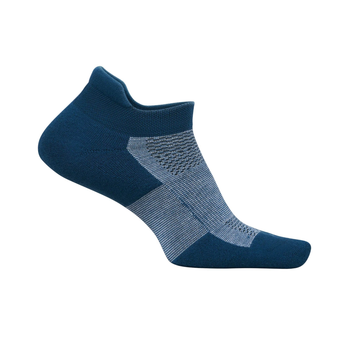 Feetures High Performance Max Cushion No Show Tab Socks - Small / Rich Navy