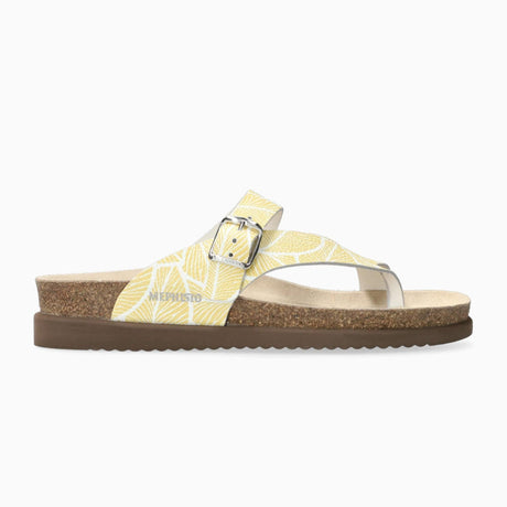 Mephisto Womens Helen Brights Sandals  -  5 / Yellow Panama