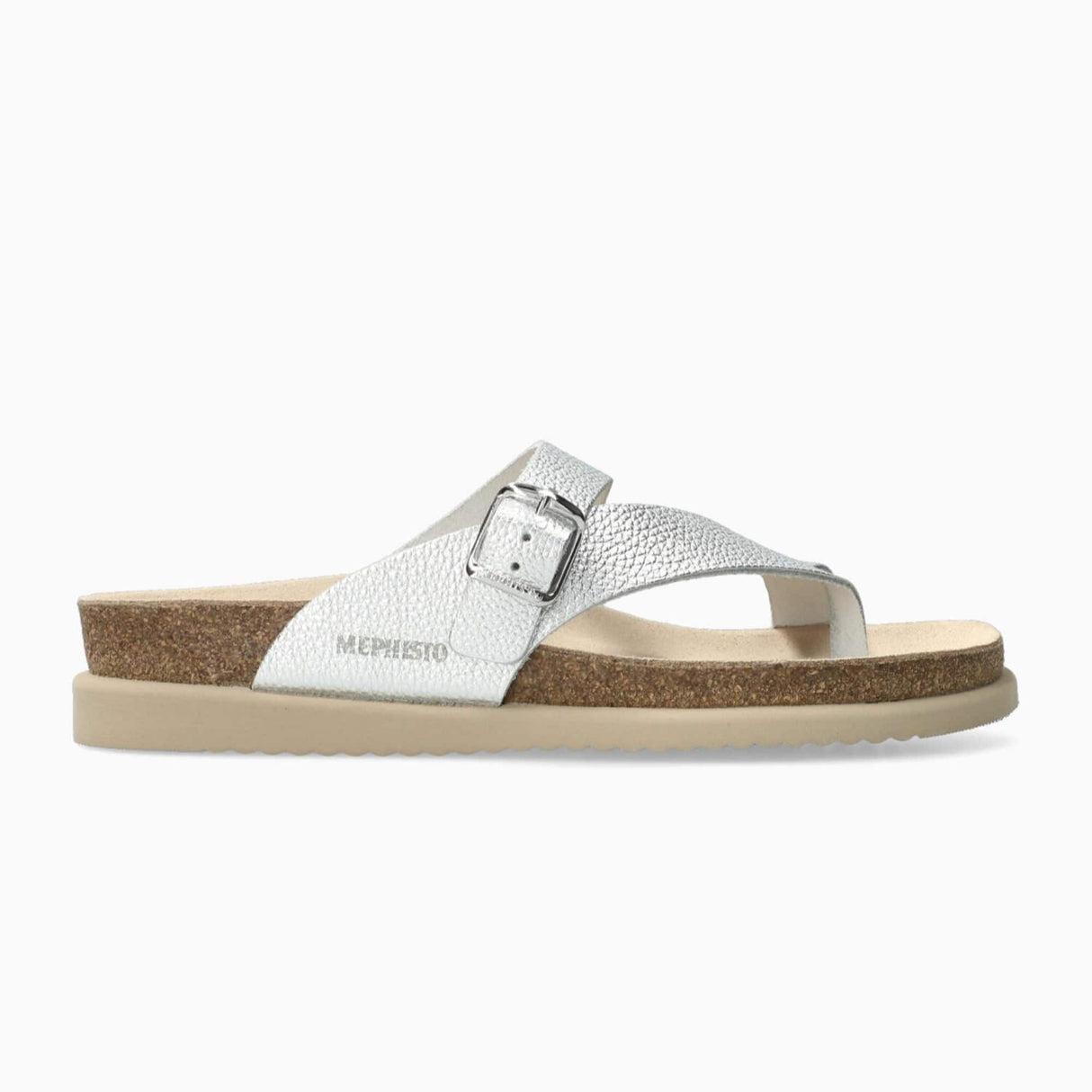 Mephisto Womens Helen Metallics Sandals  -  5 / Silver Bahia