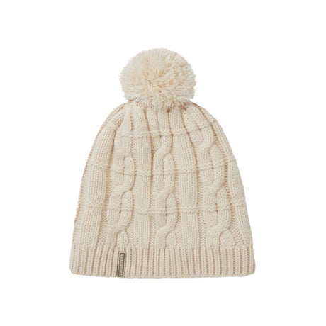 Sealskinz Hemsby Waterproof Cold Weather Cable Knit Bobble Hat  -  Small/Medium / Cream