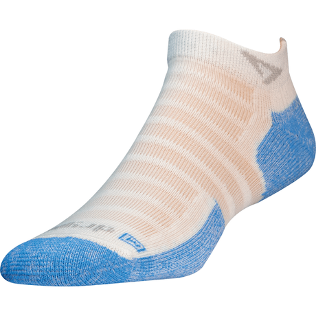 Drymax Extra Protection Hot Weather Running Micro Socks  -  Small / White Blue