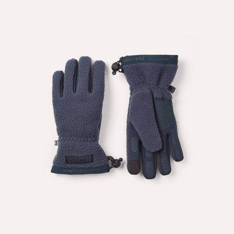 Sealskinz Hoveton Waterproof Sherpa Fleece Gloves  -  Small / Navy