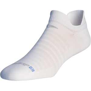 Drymax Hyper Thin Running Double Tab Socks  -  Small / White