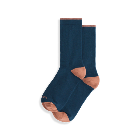 Ibex Rambler Crew Socks  -  Small / Warmwood/Green Gables