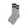 Ibex Traverse Crew Socks  -  Small / Desert Tan/Green Gables/Warmwood