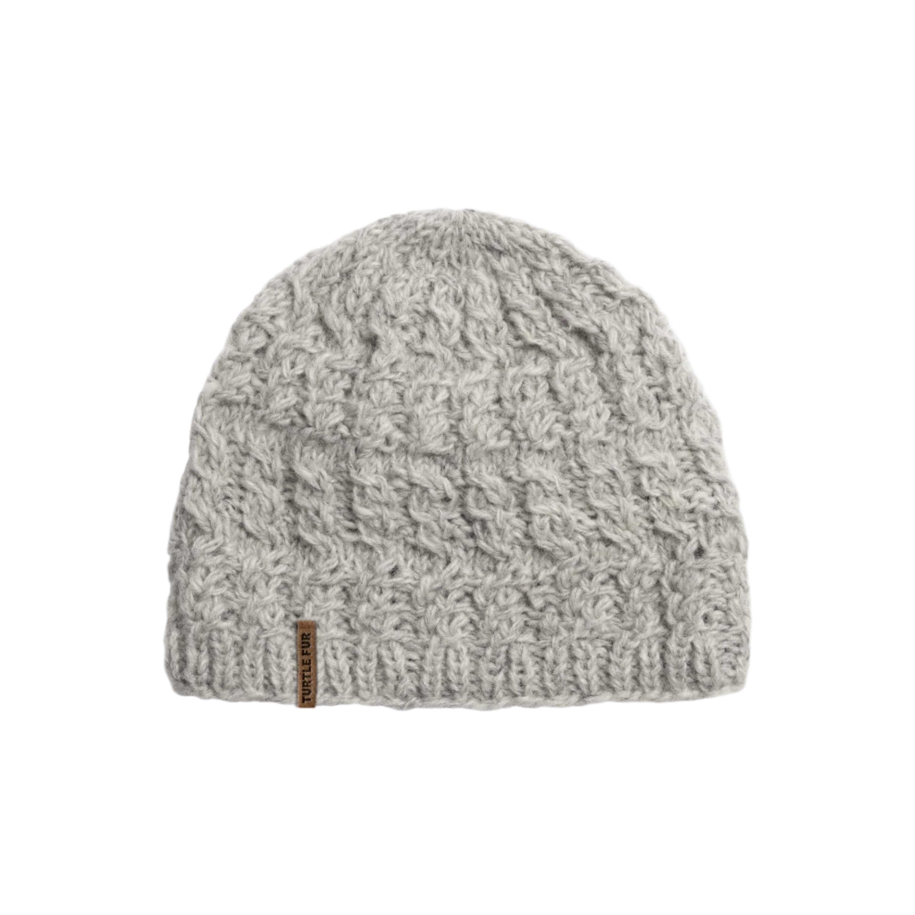 Turtle Fur Mika Wool Beanie  -  One Size Fits Most / Smoke Heather