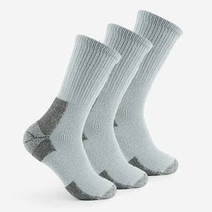 Thorlo Mens Maximum Cushion Hiking Crew Socks  -  Medium / Gray / 3-Pair Pack