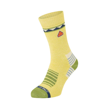 Sealskinz Kimberley Bamboo Mid Length Hiking Socks  -  Small / Yellow