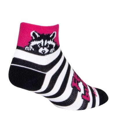 SockGuy Womens Feral 2 Inch Micro Crew Socks - Small/Medium