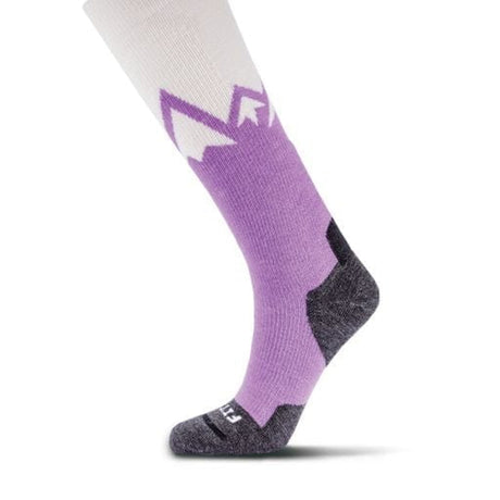 FITS Kids Snowday Medium Ski OTC Socks  -  Medium / Amethyst
