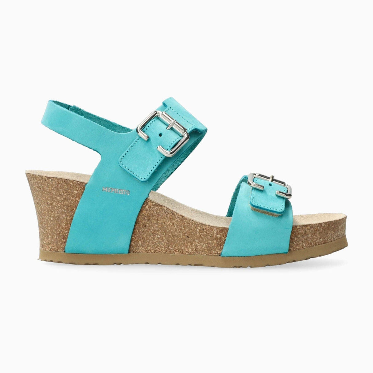 Mephisto Womens Lissandra Sandals  -  6 / Turquoise Sandalbuck