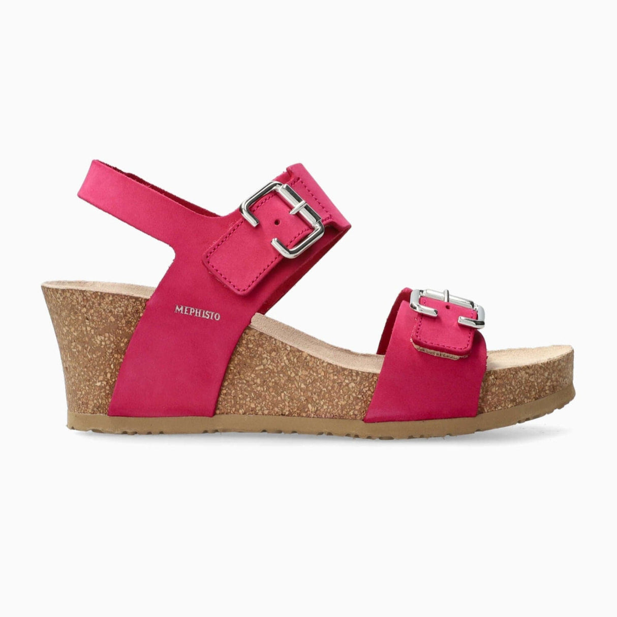 Mephisto Womens Lissandra Sandals  -  6 / Fuchsia Sandalbuck