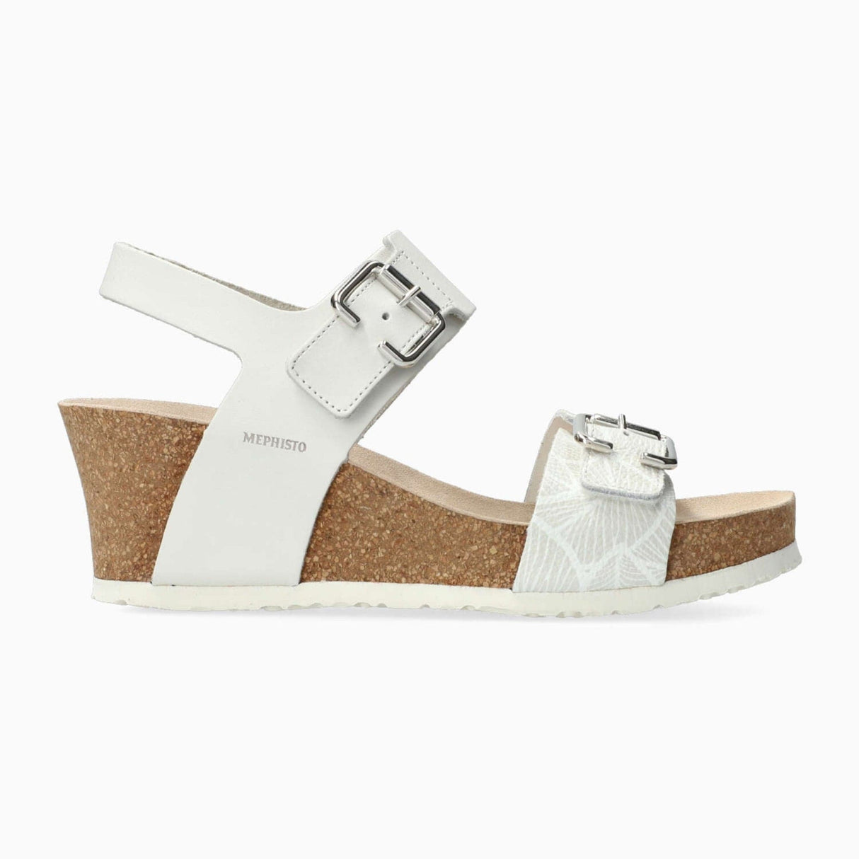 Mephisto Womens Lissandra Sandals  -  6 / White Sandanyl/Fog Panama