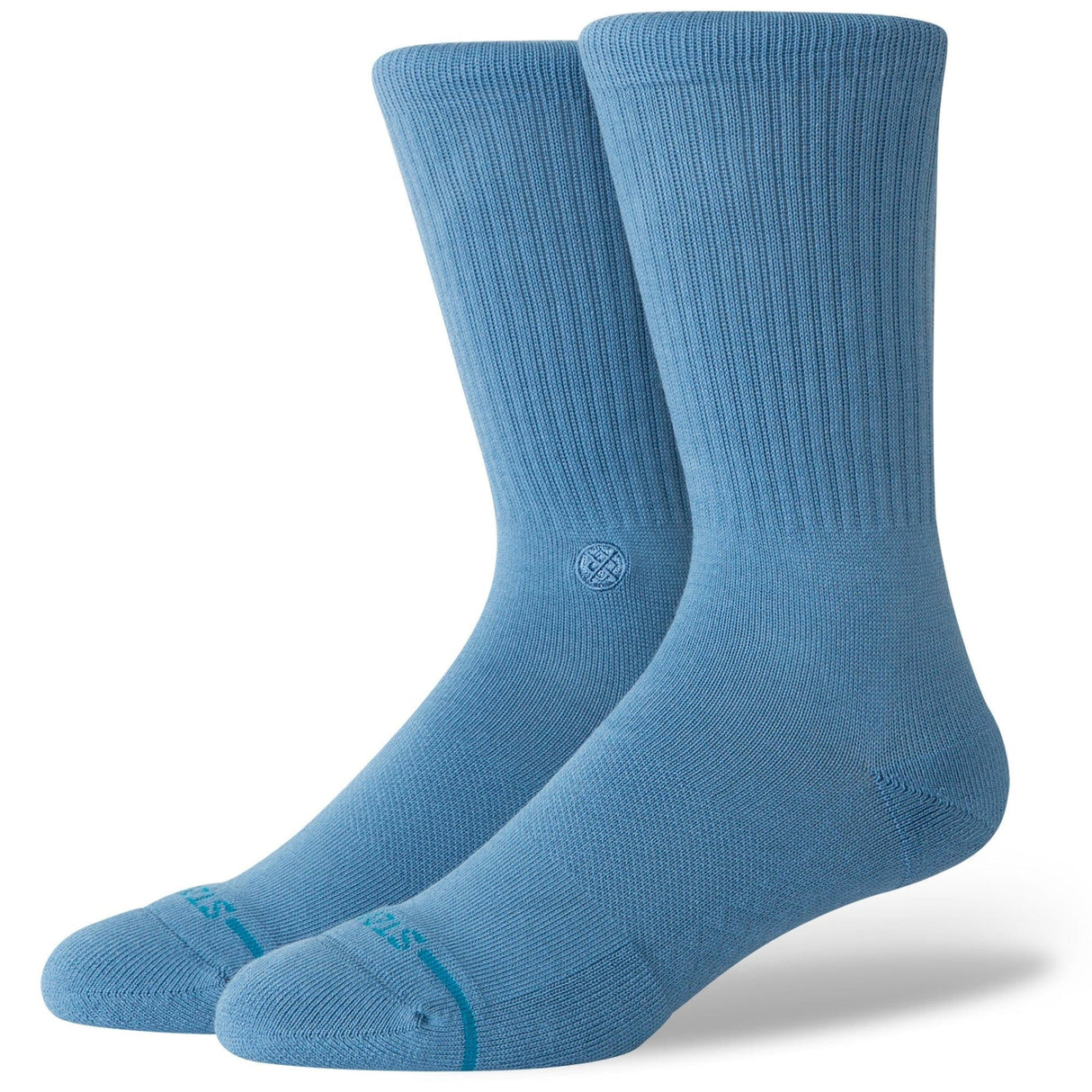 Stance Mens Icon Crew Socks - Large / Blue Steel