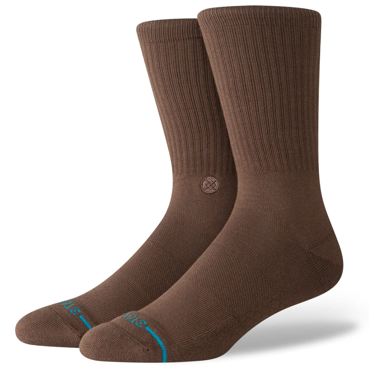 Stance Mens Icon Crew Socks - Medium / Brown