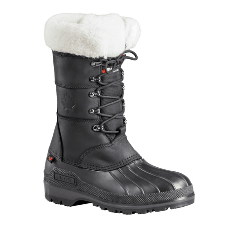 Baffin Womens Maple Leaf Winter Boots  -  6 / Black