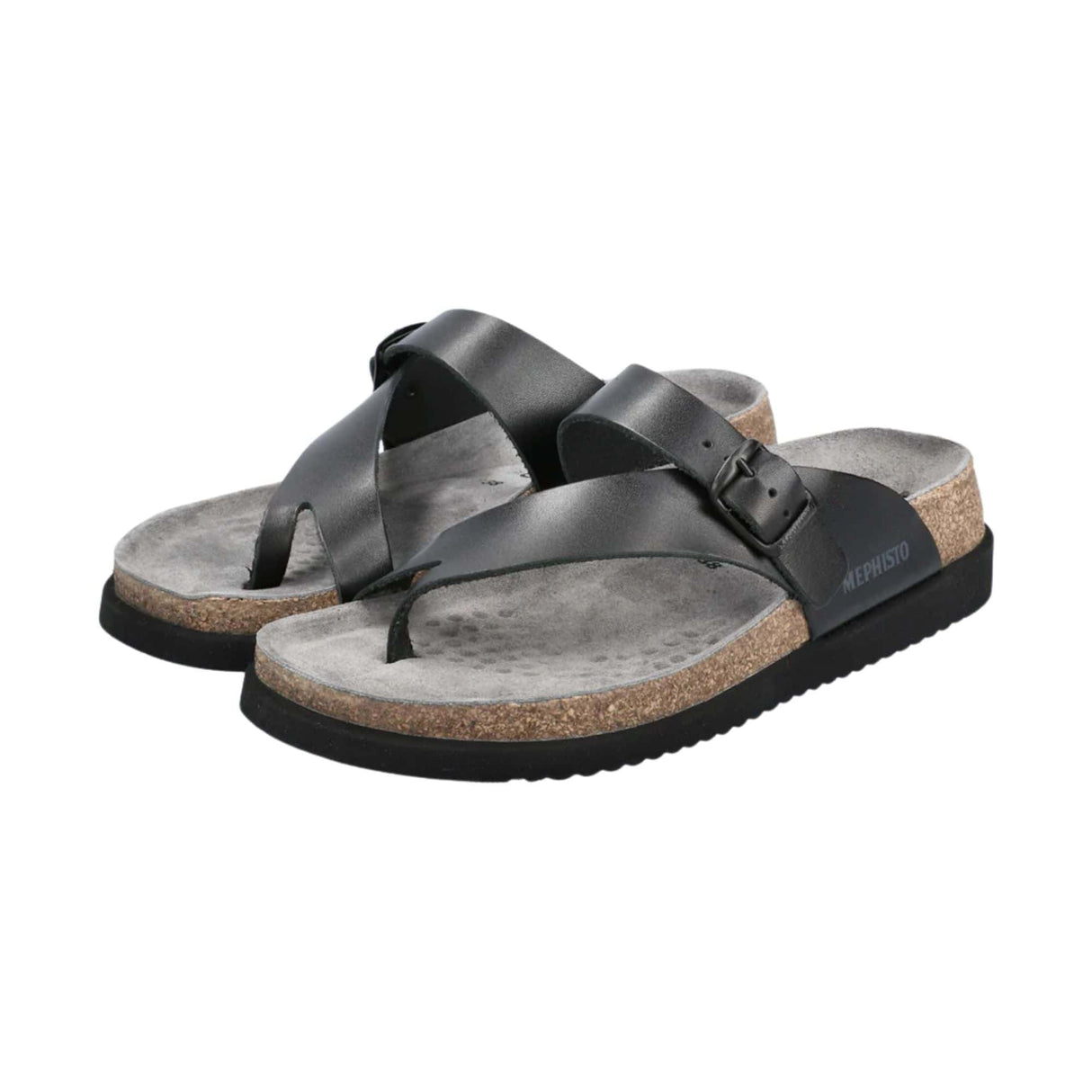 Mephisto Womens Helen Plus Sandals - 6 / Black