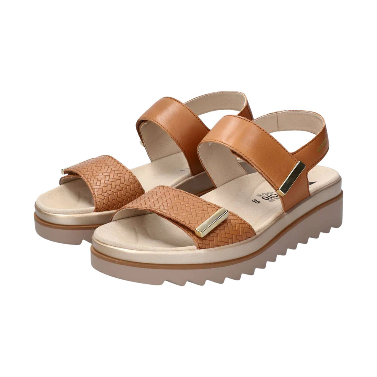 Mephisto Womens Dominica Sandals - 6 / Brandy