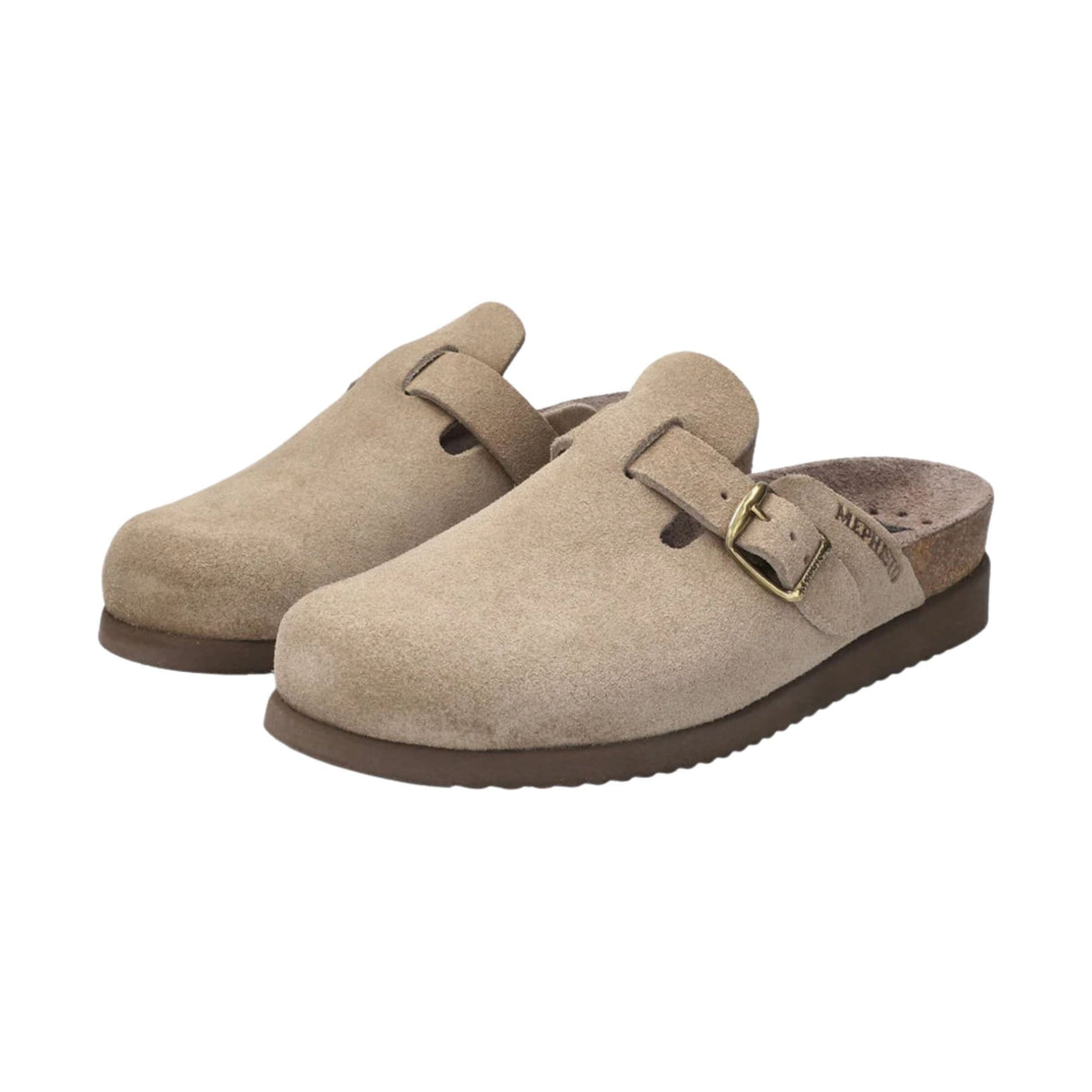 Mephisto Womens Halina Slides - 5 / Warm Gray