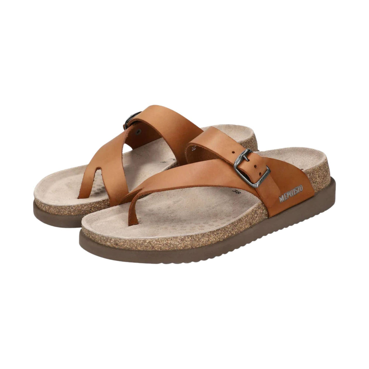 Mephisto Womens Helen Plus Sandals - 6 / Camel