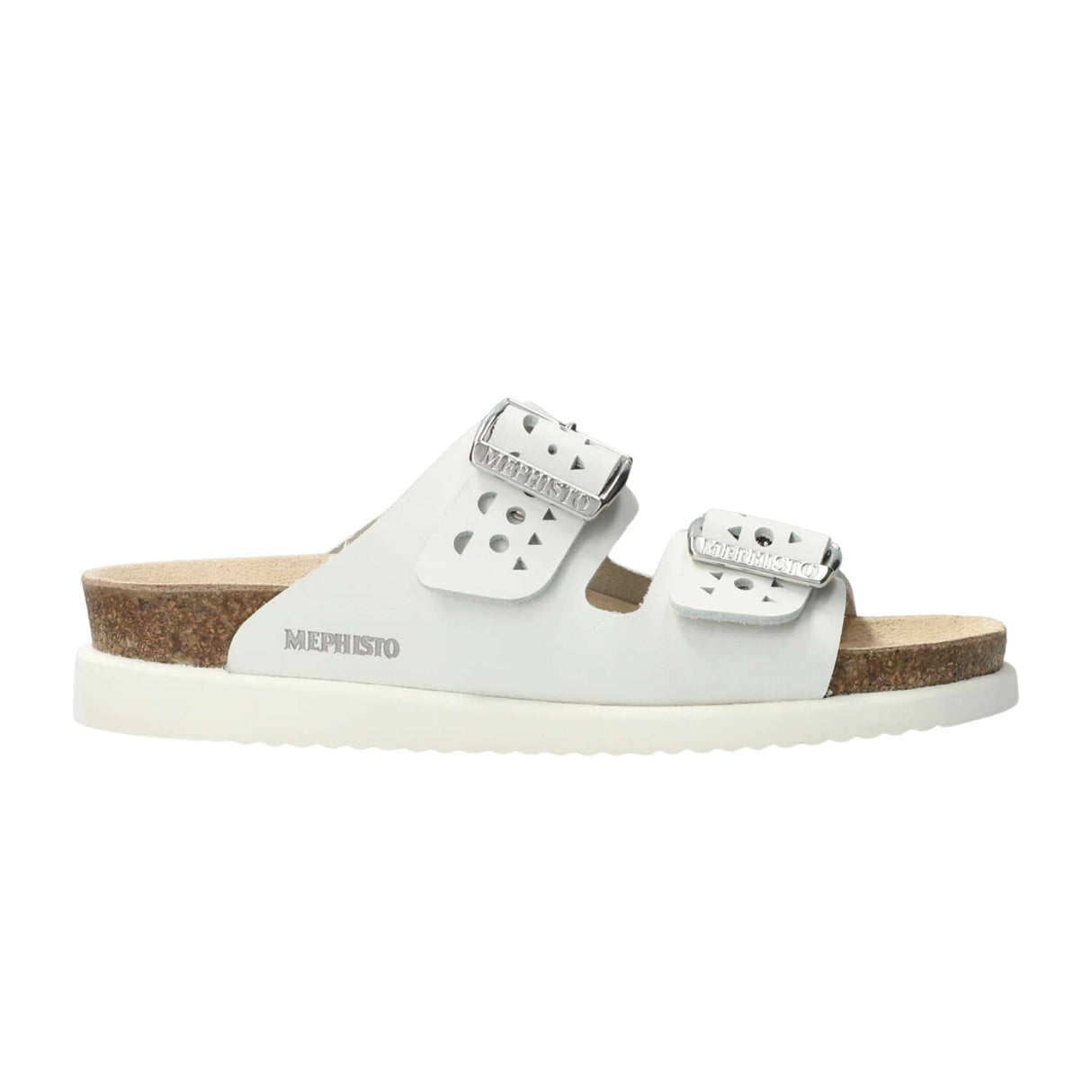 Mephisto Womens Hester Perf Sandals - 6 / White Sandanyl