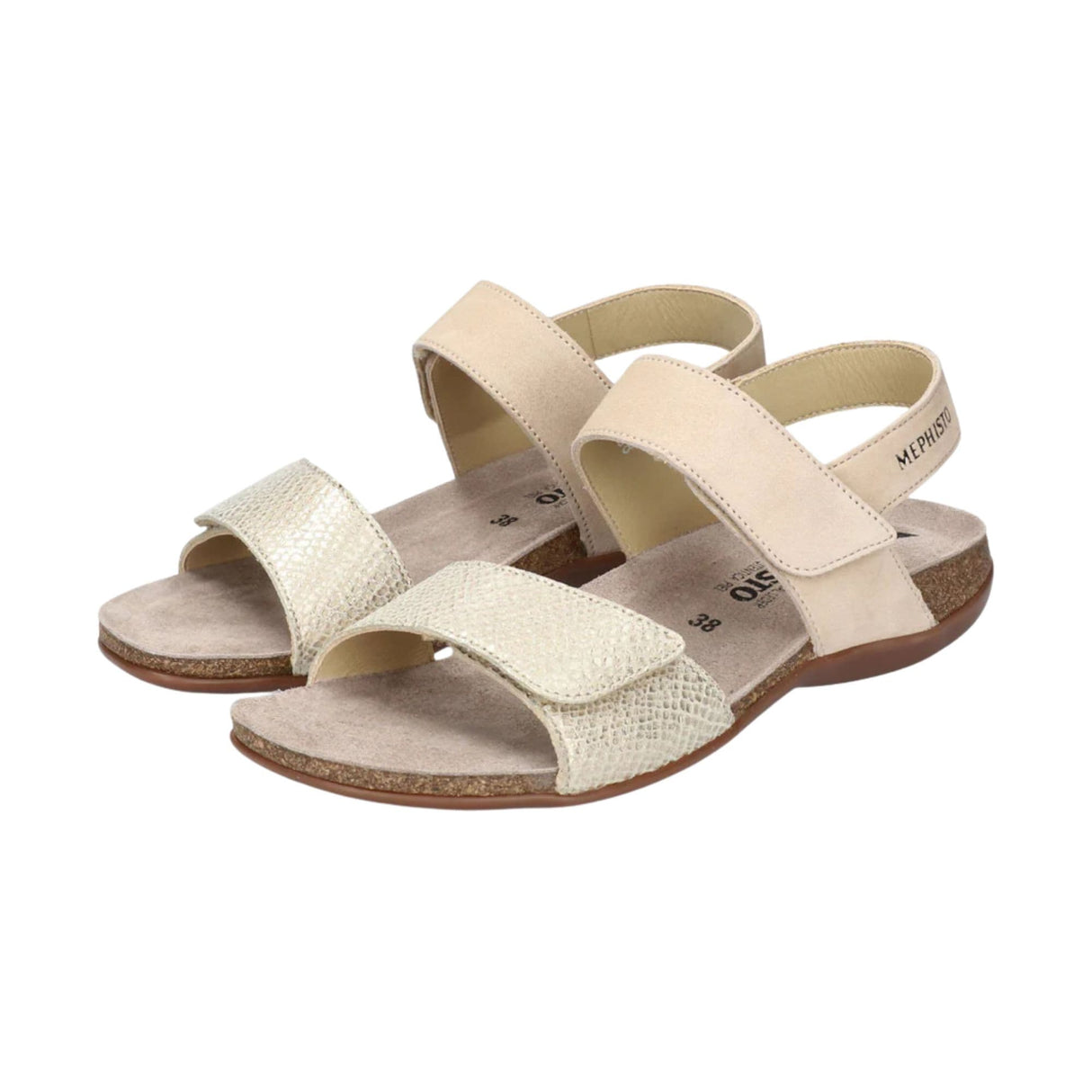Mephisto Womens Agave Sandals - 6 / Beige