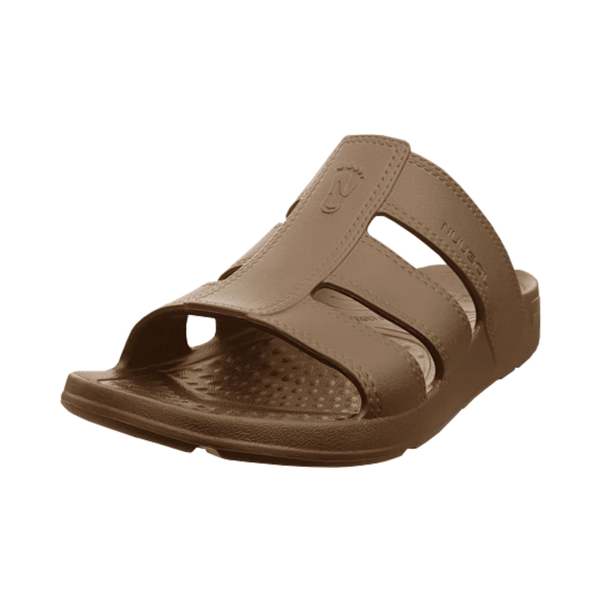 NuuSol Mens Stanley Slide Sandals  -  8 / Smoked Bronze