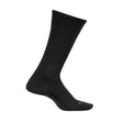 Feetures Mens Everyday Wide Rib Ultra Light Crew Socks  -  Medium / Black