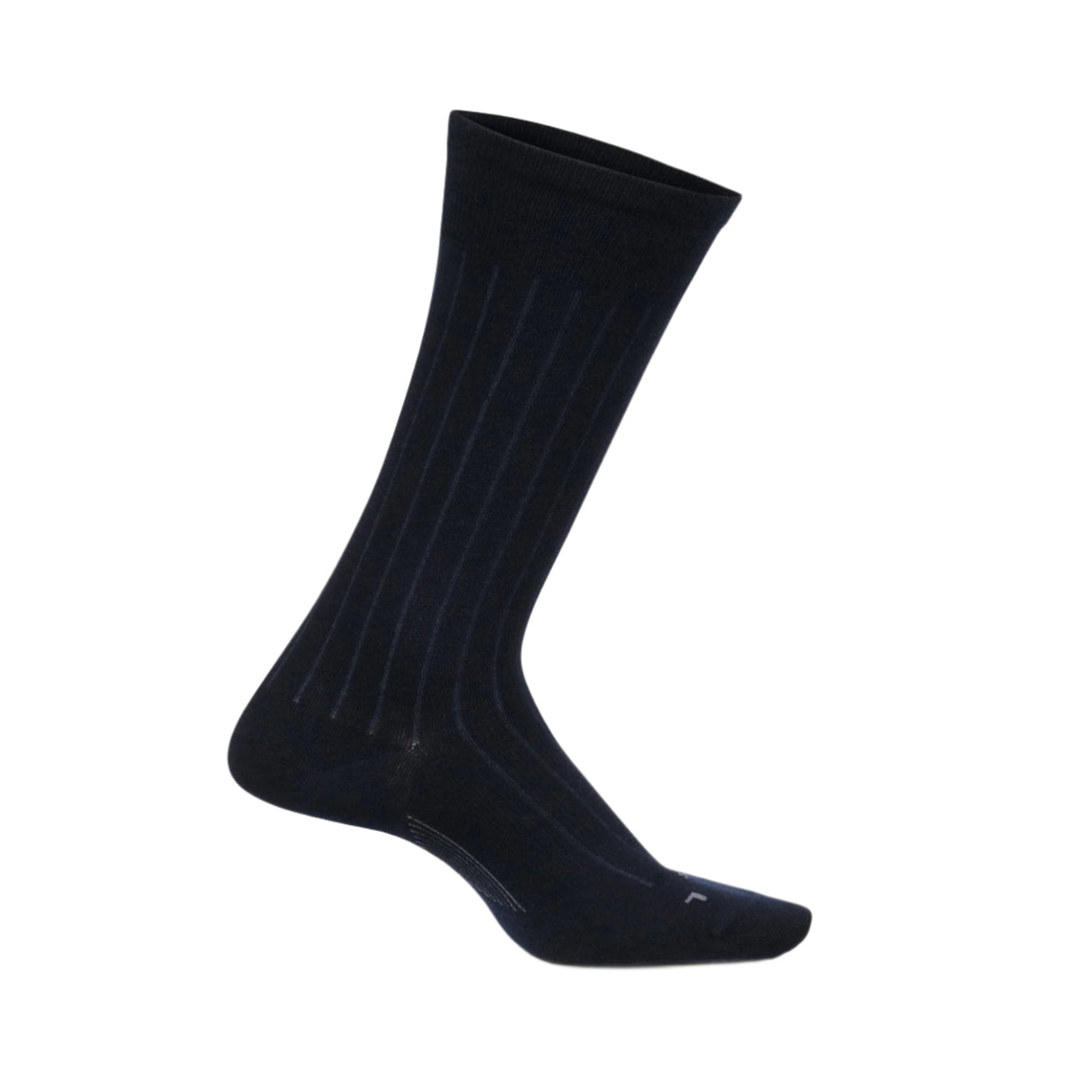 Feetures Mens Everyday Wide Rib Ultra Light Crew Socks  -  Medium / Navy