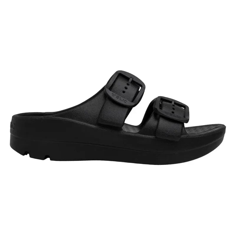 Telic Womens Boise Bliss Sandals  -  5 / Midnight Black