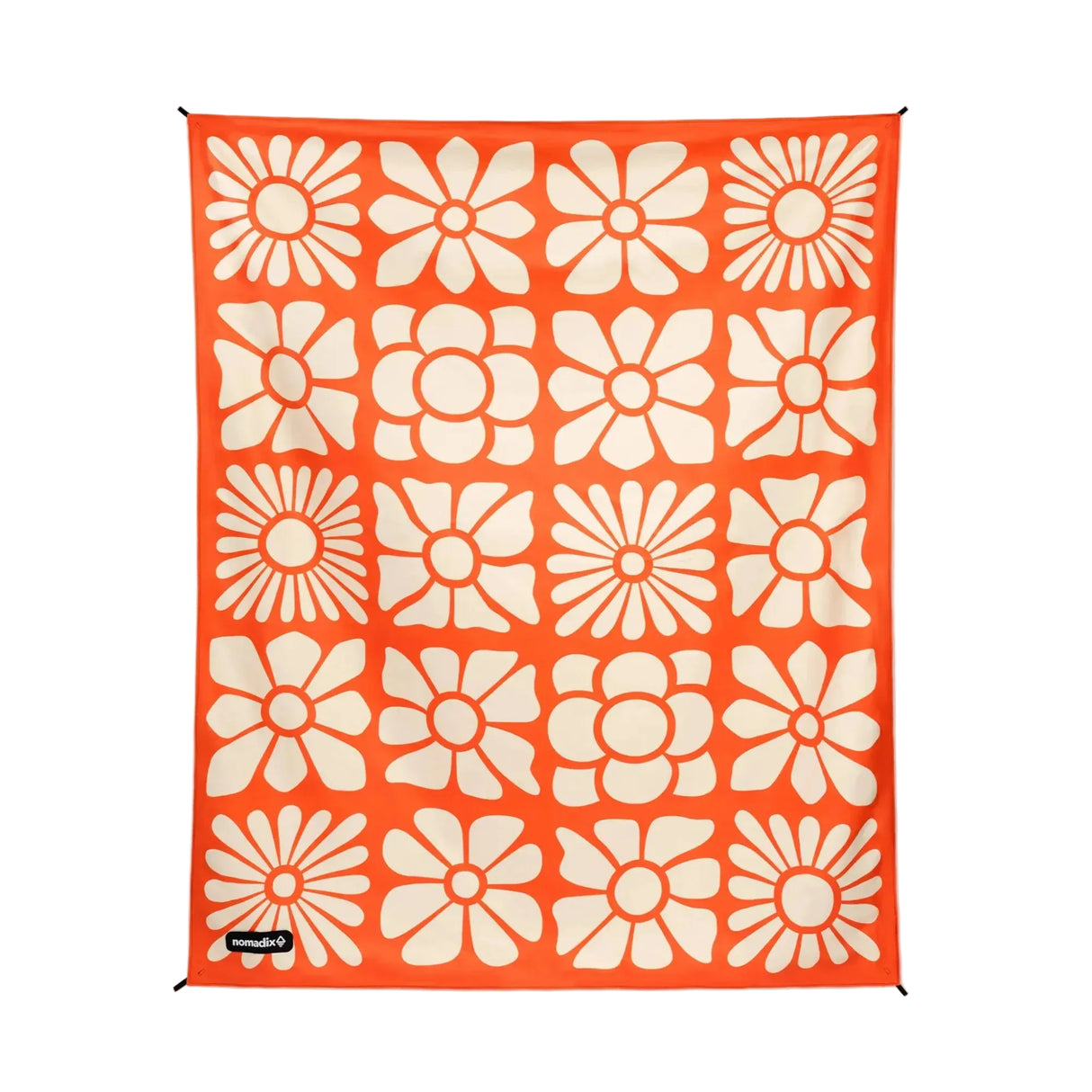 Nomadix Festival Blanket - Big Flowerbed - Expedition Orange