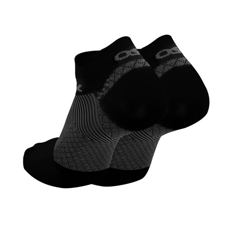 OS1st Plantar Fasciitis Compression No Show Socks  -  Small / Black